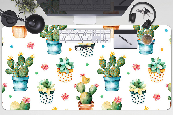 Alfombrilla escritorio Cactus pintado