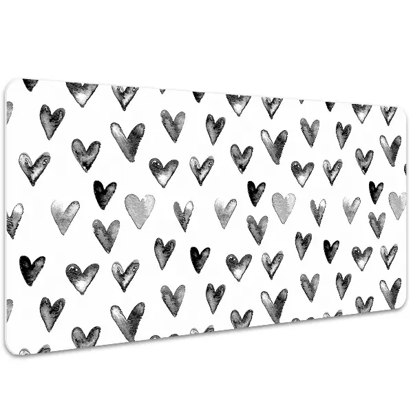 Protector de escritorio Corazones pintados