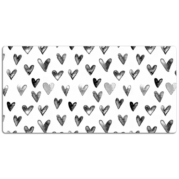 Protector de escritorio Corazones pintados