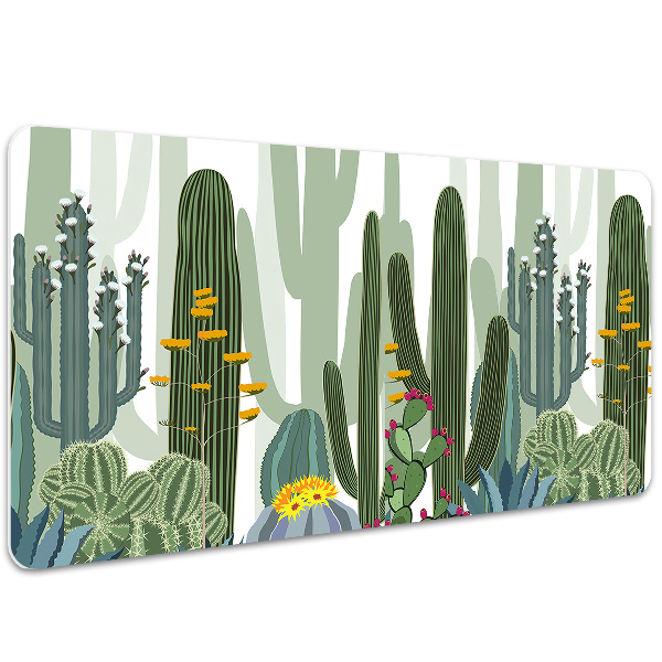 Alfombrilla escritorio Cactus con flores