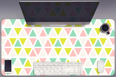 Alfombrilla escritorio Triángulos coloridos