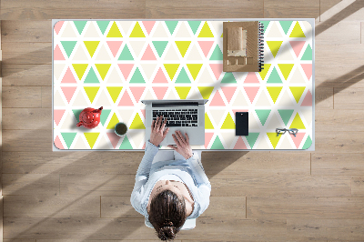 Alfombrilla escritorio Triángulos coloridos