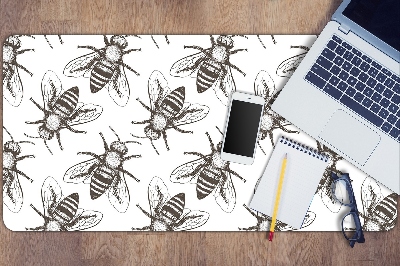 Alfombrilla escritorio Patrón de abejas