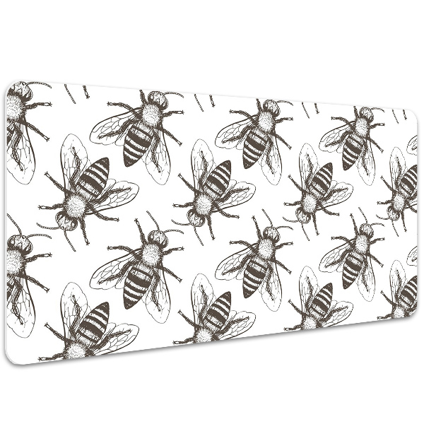 Alfombrilla escritorio Patrón de abejas