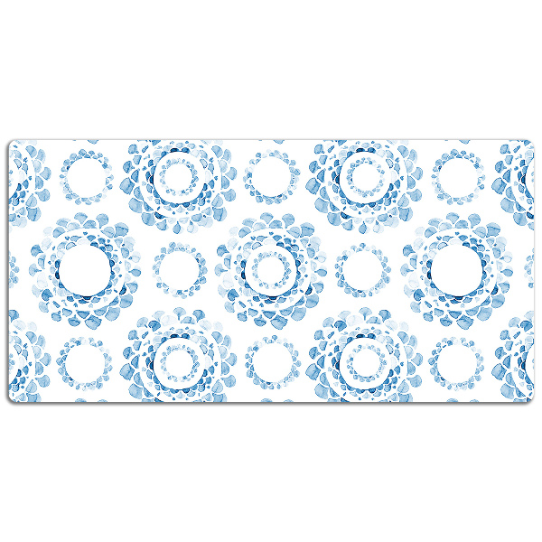Alfombrilla escritorio Ruedas azules