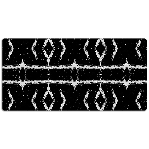Alfombrilla escritorio Abstracción negra