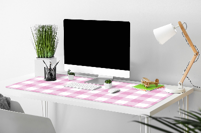 Alfombrilla escritorio Rejilla rosa