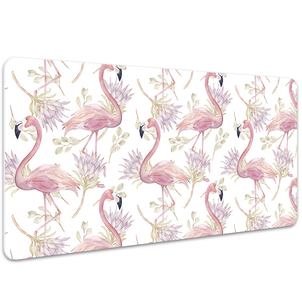 Alfombrilla escritorio Flamencos
