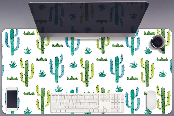 Alfombrilla escritorio Cactus pintados