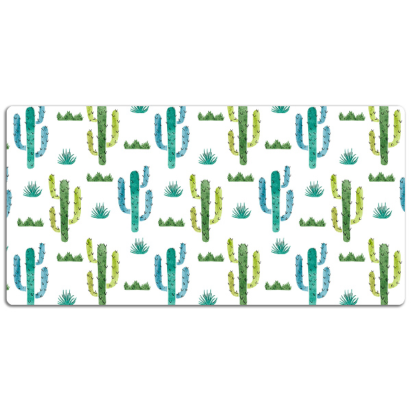 Alfombrilla escritorio Cactus pintados
