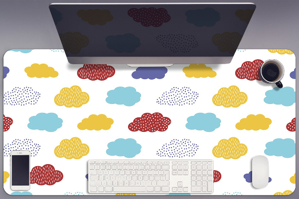 Alfombrilla para escritorio Nubes coloridas