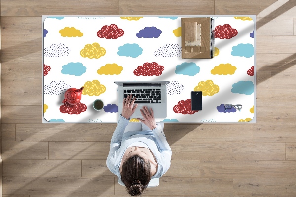 Alfombrilla para escritorio Nubes coloridas