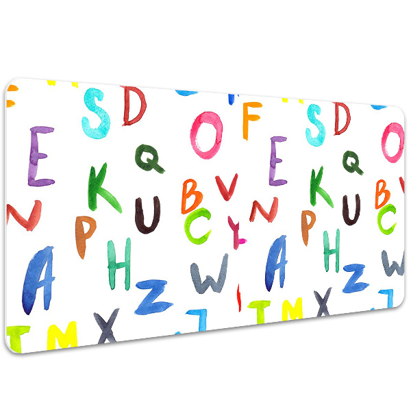 Protector de escritorio Letras coloridas