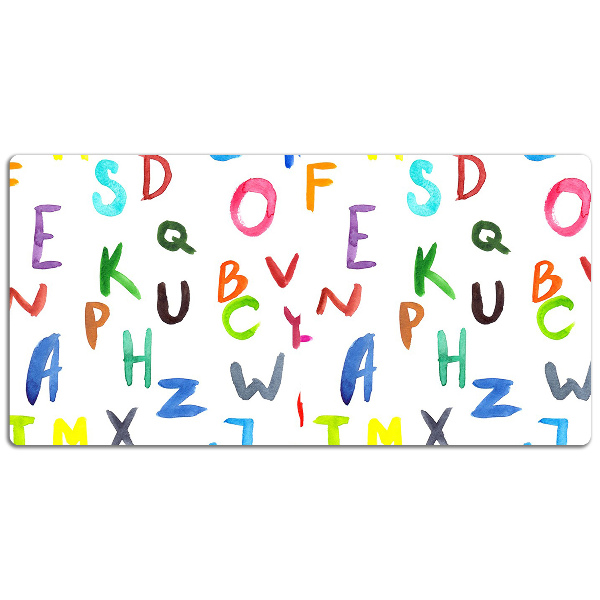 Protector de escritorio Letras coloridas