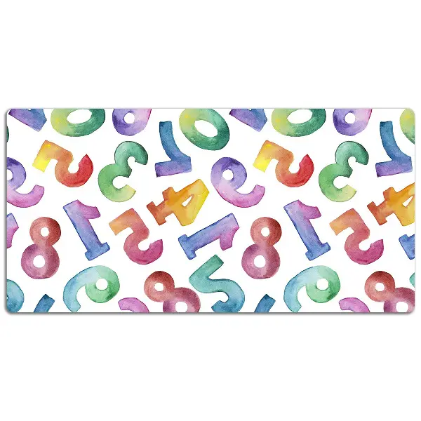 Alfombrilla para escritorio Letras coloridas