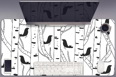 Alfombrilla escritorio Pájaros y árboles