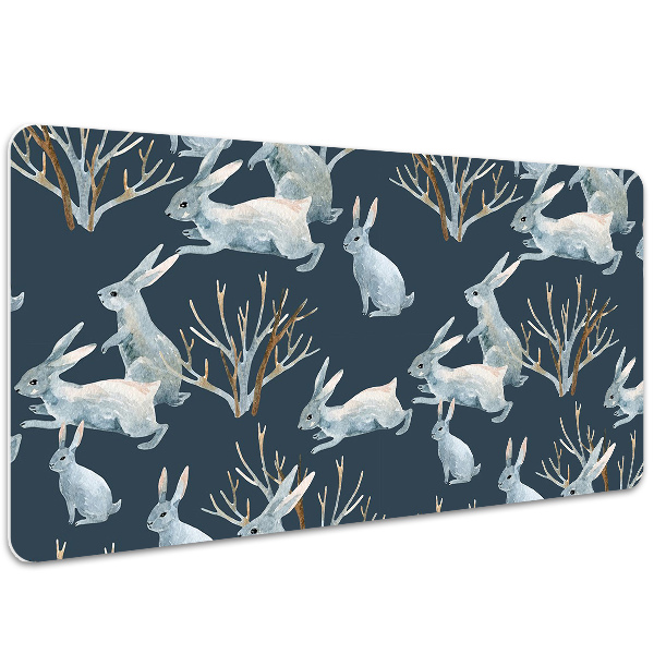 Protector de escritorio Conejos blancos