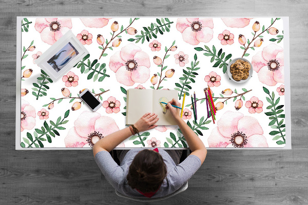 Alfombrilla para escritorio Flores