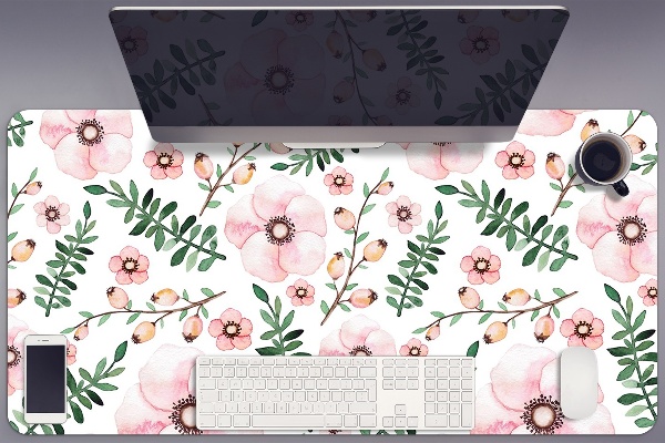 Alfombrilla para escritorio Flores