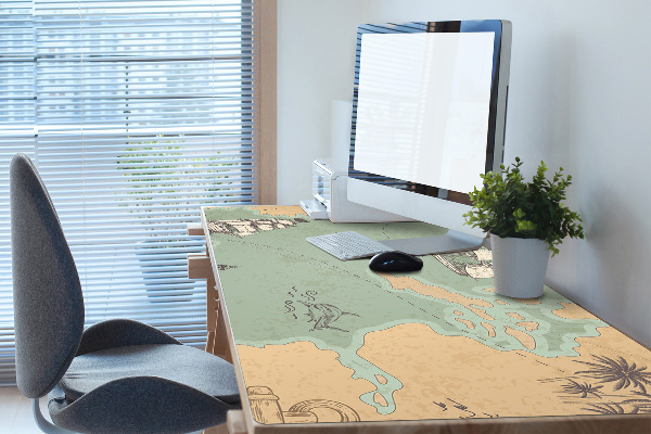 Alfombrilla escritorio Mapa del tesoro
