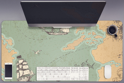 Alfombrilla escritorio Mapa del tesoro