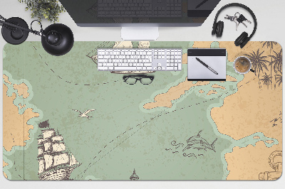 Alfombrilla escritorio Mapa del tesoro