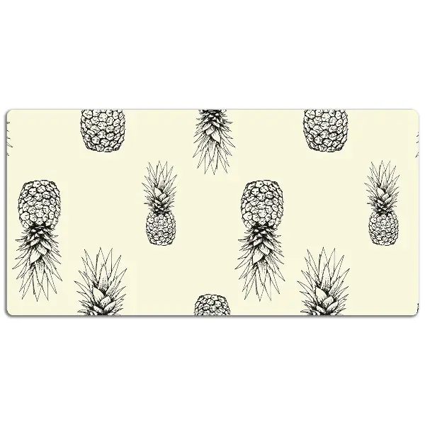 Alfombrilla escritorio Piña de plástico