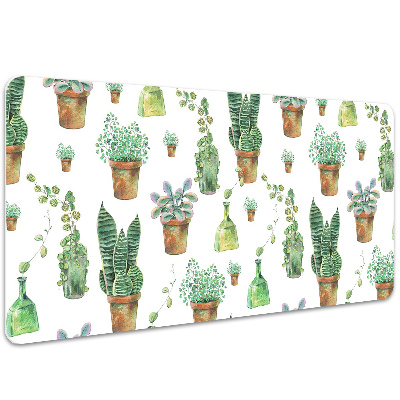 Alfombrilla escritorio Cactus pintados