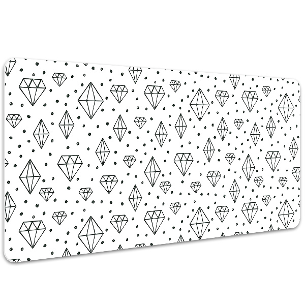 Protector de escritorio Diamantes dibujados