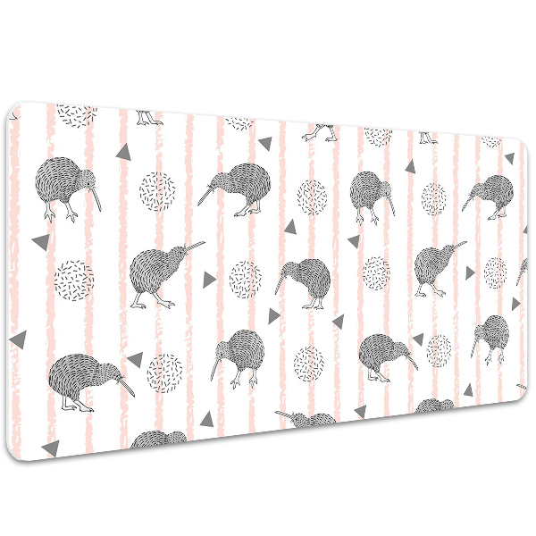 Alfombrilla escritorio Patrón de pájaros kiwi