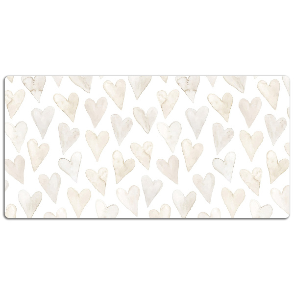 Alfombrilla escritorio Corazones sutiles
