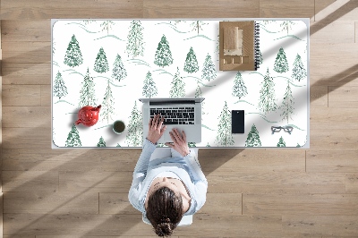 Alfombrilla escritorio Árbol de navidad de invierno