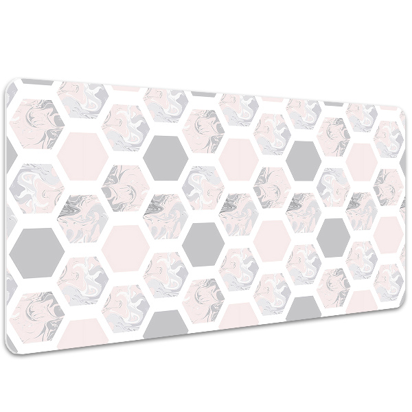 Alfombrilla escritorio Hexágonos