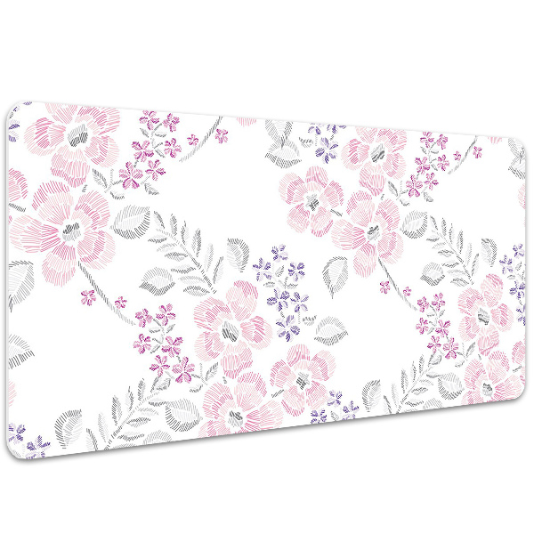 Alfombrilla escritorio Patrón floral