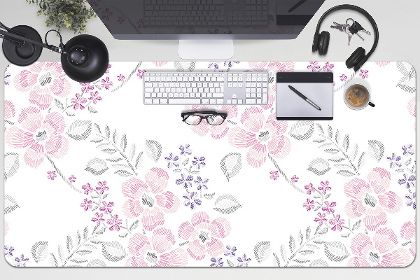 Alfombrilla escritorio Patrón floral