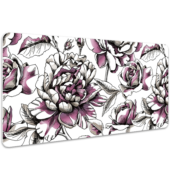 Alfombrilla escritorio Rosas