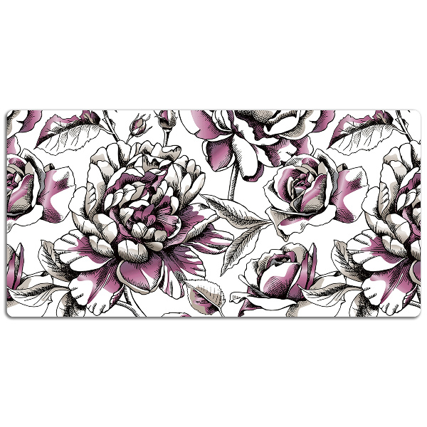 Alfombrilla escritorio Rosas