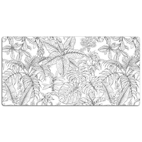 Alfombrilla escritorio Boceto tropical