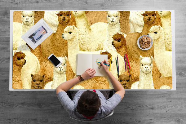 Alfombrilla mesa escritorio Alpaca