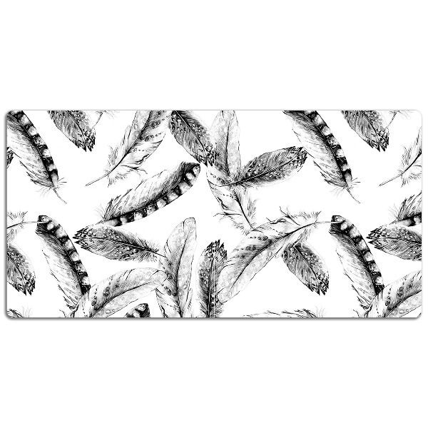 Alfombrilla para escritorio Plumas