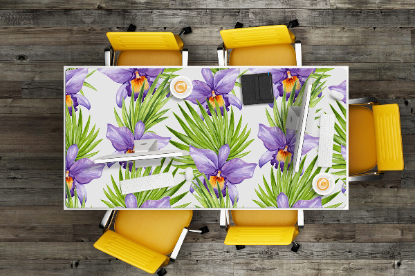 Alfombrilla para escritorio Flores moradas