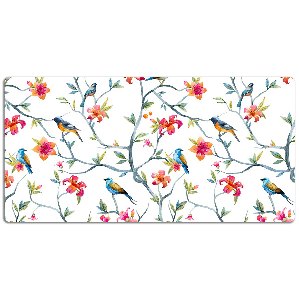 Alfombrilla para escritorio Pájaros en ramas