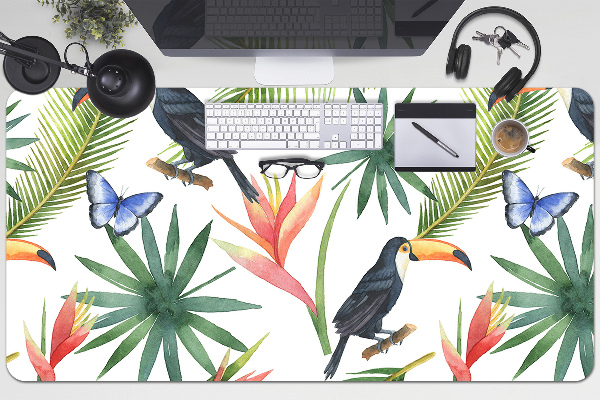 Protector de escritorio Toucana y mariposas