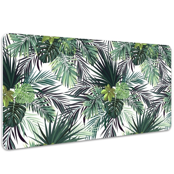 Alfombrilla escritorio Hojas verdes