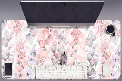 Alfombrilla escritorio Flores pintadas