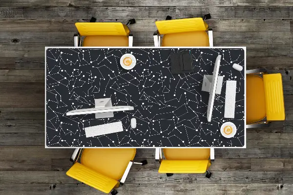 Alfombrilla escritorio Constelations galaxy