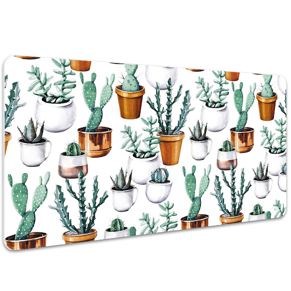 Alfombrilla escritorio Cactus en macetas