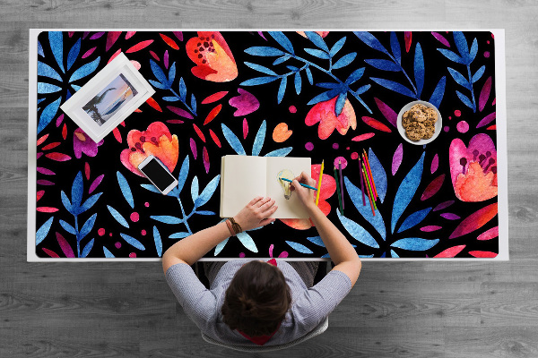 Alfombrilla escritorio Patrón floral