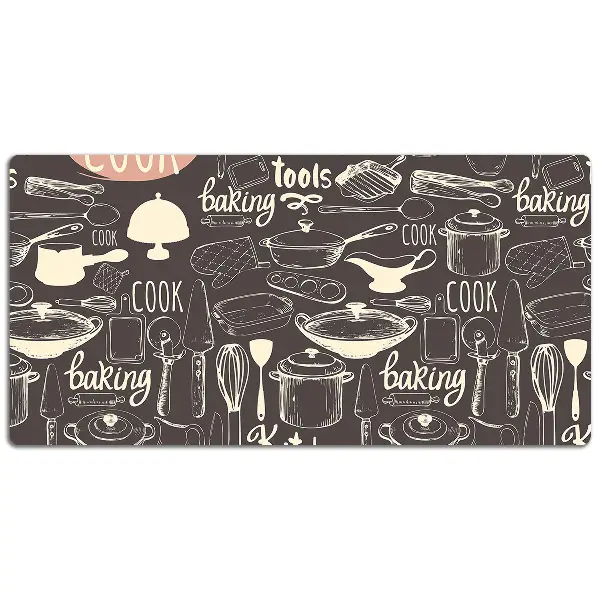 Alfombrilla escritorio Herramientas de cocina