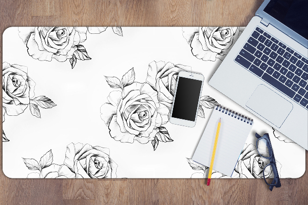 Alfombrilla escritorio Rosas